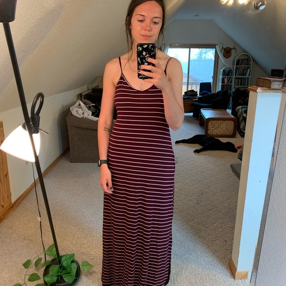 Wishlist striped maxi dress